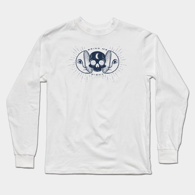 Kill the Sun, Bring Me Night Long Sleeve T-Shirt by andbloom